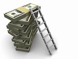 Ladder on money