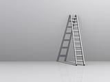 Ladder on wall