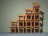 Pile of chairs