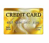 Golden credit card 