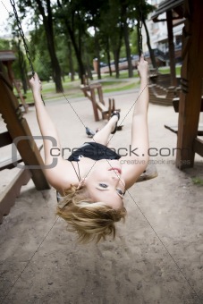 Woman On The Swing