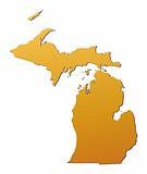 Michigan (USA) map