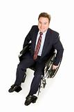 Disabled Businessman from Above
