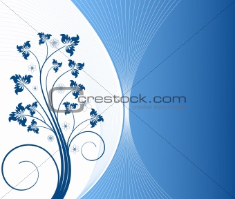 Floral    background - vector