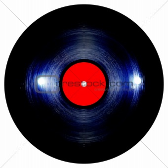 Isolated vinyl record