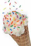 Colorful Ice Cream Cone
