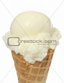 Vanilla Ice Cream cone