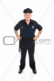 Police Officer Full Body Front