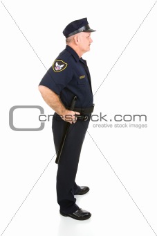 Police Officer Full Body Profile