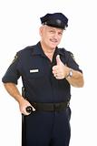 Police Officer ThumbsUp