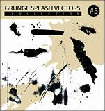 grunge splash vectors