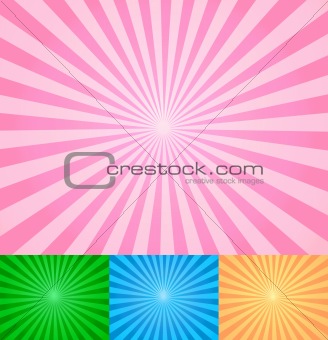 Rays background vector