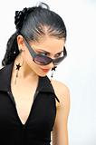 Hispanic model with sunglasses