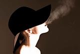 Smoking lady