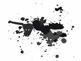 abstract zen ink painting graphic