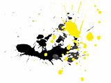 abstract zen ink painting graphic