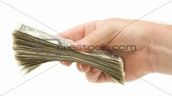 Handing Over Money