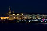 Night bridge in Saint Petersburg