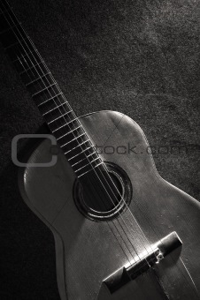 Old acoustic guitar