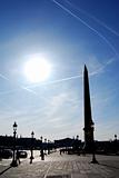 Obelisk, Place de la Concorde. Paris, France.