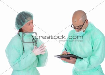 group of healthcare workers 