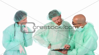 group of healthcare workers 