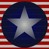 US flag star