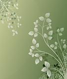 Abstract floral vector background