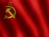 vector of waved Flag of Soviet Union, illustration