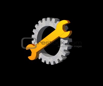 Image 971569: wrench gear logo from Crestock Stock Photos