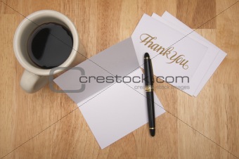 Thank You Note & Coffee