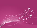 pink abstract statistics arrow and wave resistance, wallpaper
