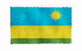Flag of Rwanda on old wall background, vector wallpaper, texture, banner, illustrationFlag of Rwanda on old wall background, vector wallpaper, texture, banner, illustration