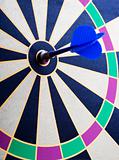 Magnetic dart board with darts