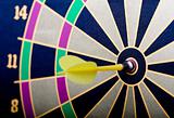 Magnetic dart board with darts