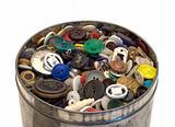 Tin Can With Buttons