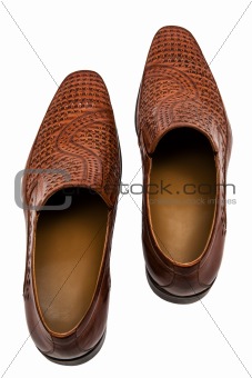 Brown low shoes