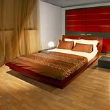 Bedroom in red