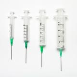 four different syringe