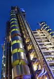 City of London-modern architecture at night