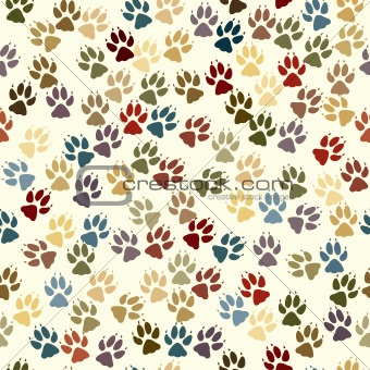 Background Paw Prints