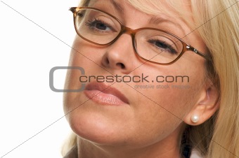 Attractive Woman with Eye Glasses