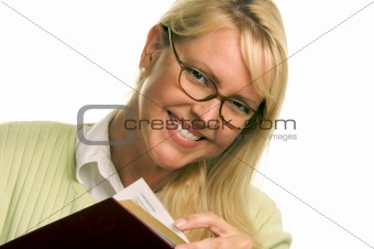 Attractive Woman Reading