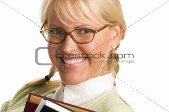 Attractive Student Carrying Her Books