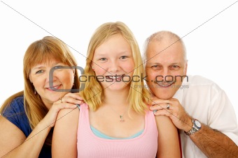Blond Blue Eyed Family